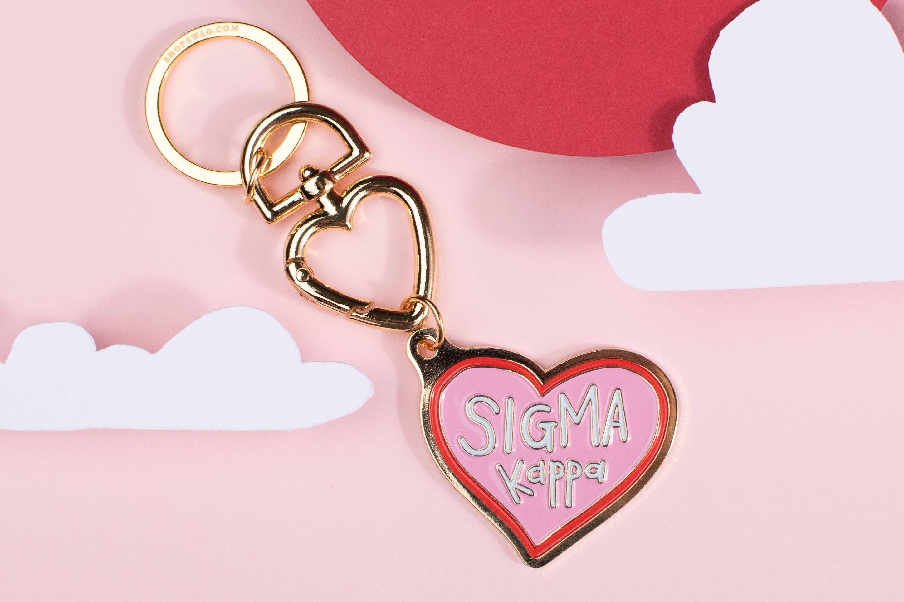 Swag - Wholesale Keychain - Women's - Sorority Travel Enamel Keychain15