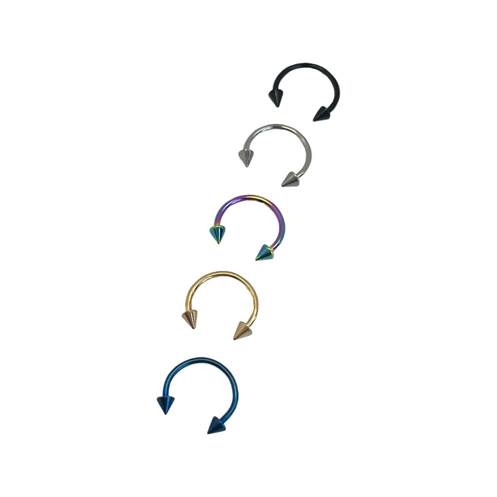 VIE - Wholesale Nose Ring - Horseshoe Nose Rings, Stainless Steel, Pack of 52