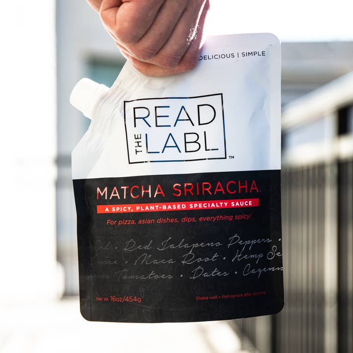 Matcha Sriracha for wholesale by ReadtheLabl