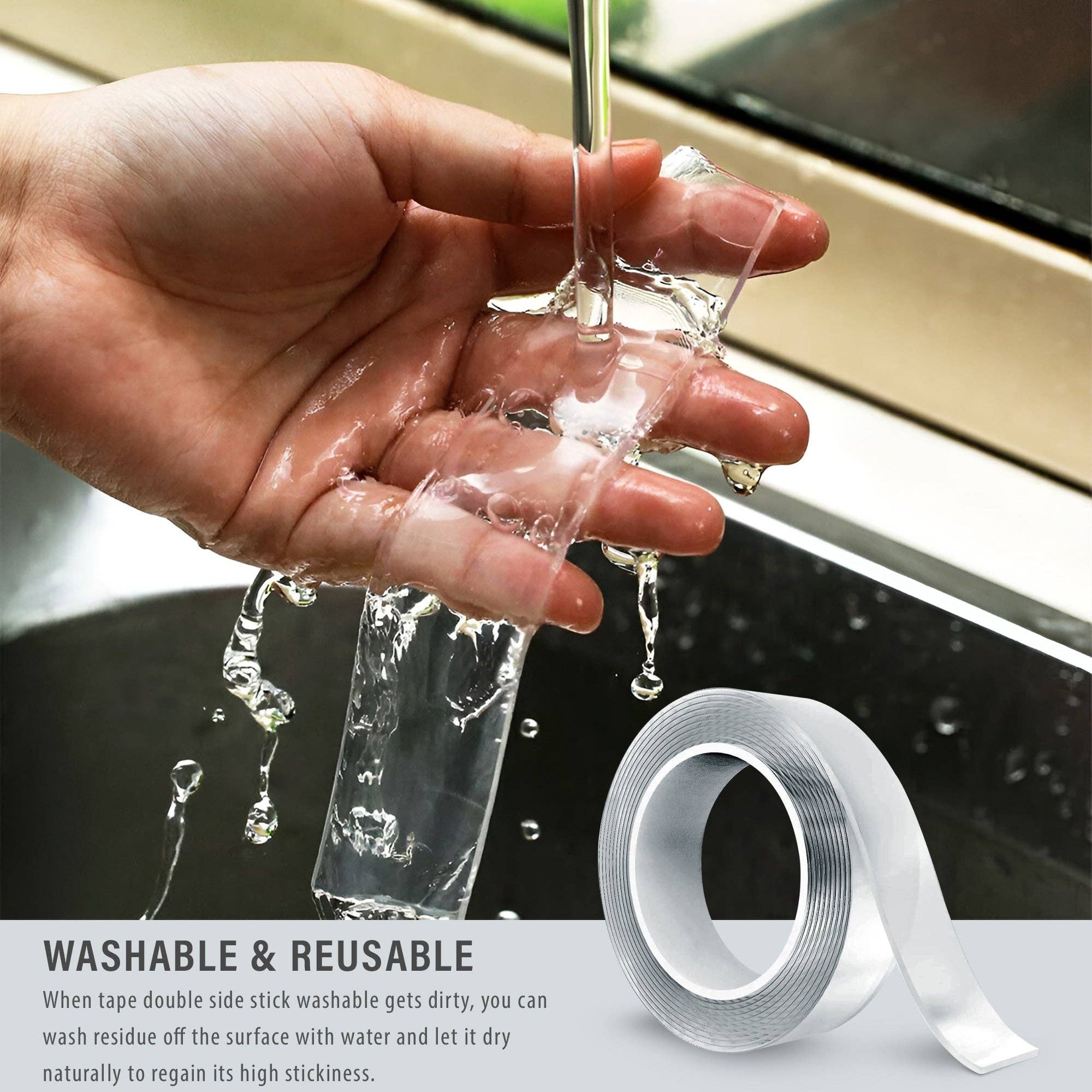 Ledsone - Wholesale Tape - 2 Pack Nano Double Sided Waterproof Transparent Removable Tape~52117