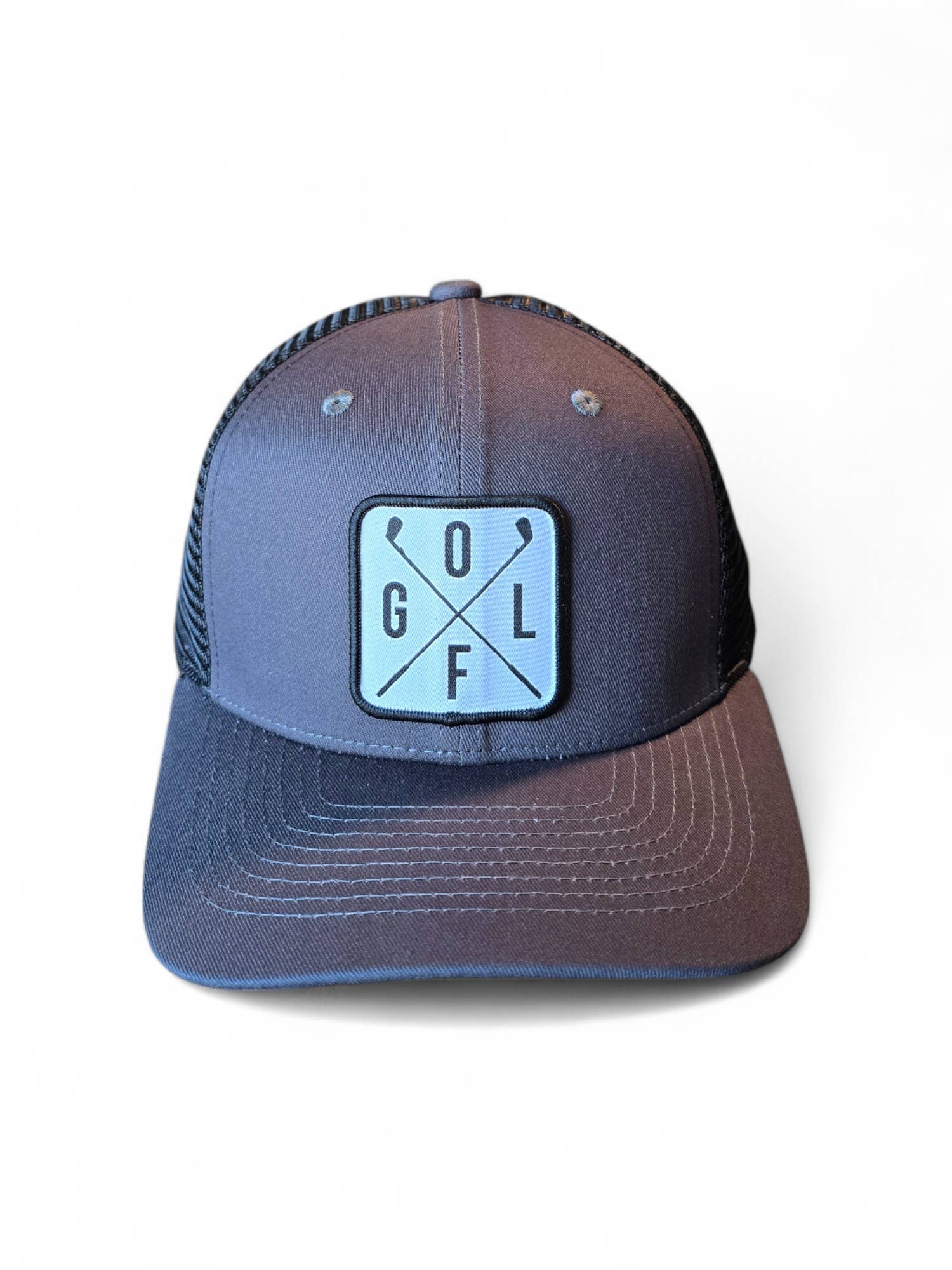 PNW Apparel - Wholesale Trucker Hat - Unisex - Golfing Trucker Hat with Golf Patch Mesh Back Snapback3