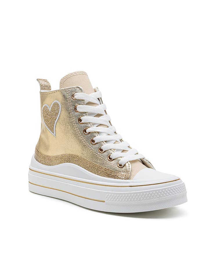 LADY GLORY - Wholesale Lifestyle Sneakers - Women's - High-top sneakers with heart16