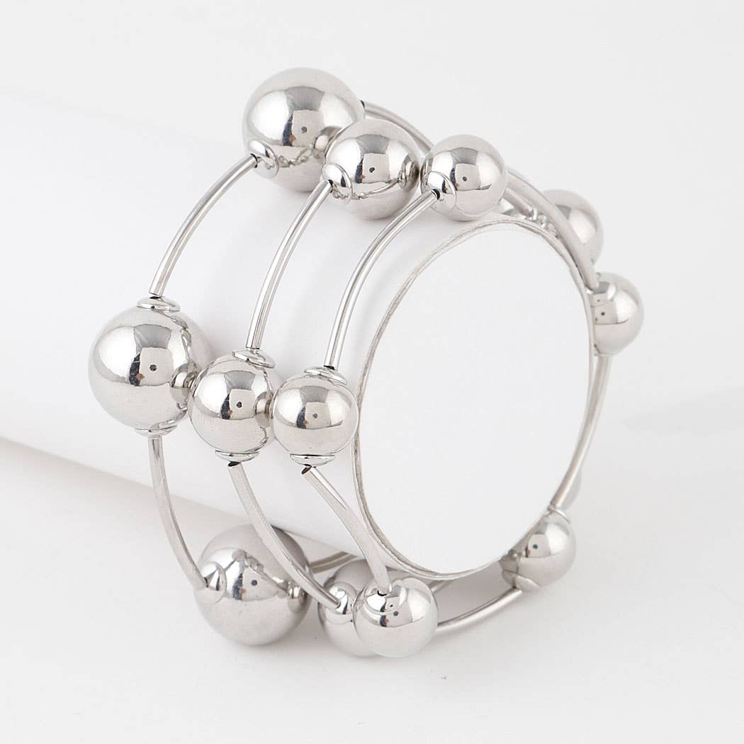 3AM BY H&D ACCESSORIES - Vendita all'ingrosso Bracciale con perline - Bracciale con tre perline1