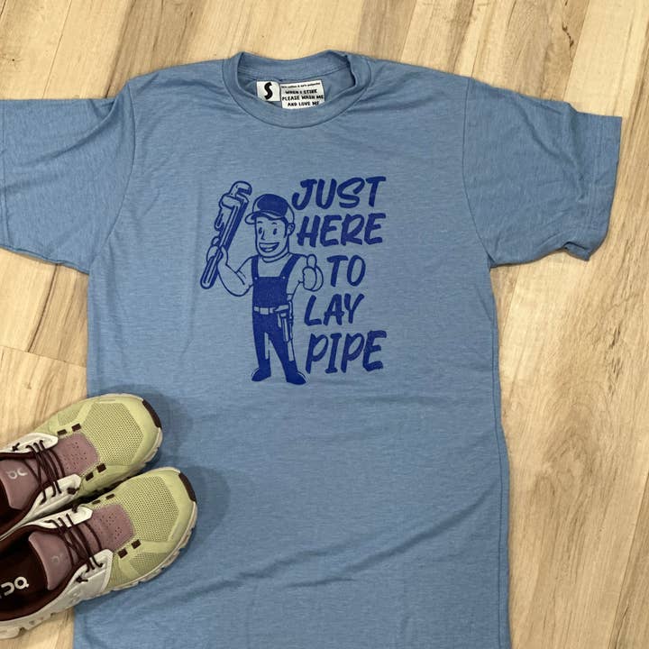 Crooked Halo - Wholesale T-Shirt (Graphic) - Unisex - Here to Lay Pipe T Shirt