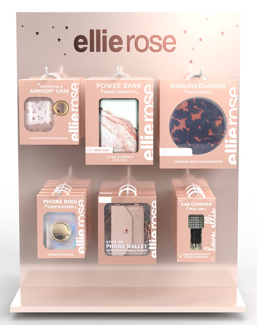 Ellie Rose - Wholesale Retailer Display - Accessories - Spinning Counter Display (Orders $300+ Only)2