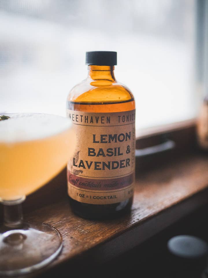Lemon Basil & Lavender for wholesale by Sweethaven Tonics