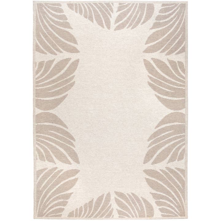 Nilos outdoor rug Natural 200 x 290 x 1 for wholesale by Maison Vivaraise & La Cerise sur le Gâteau