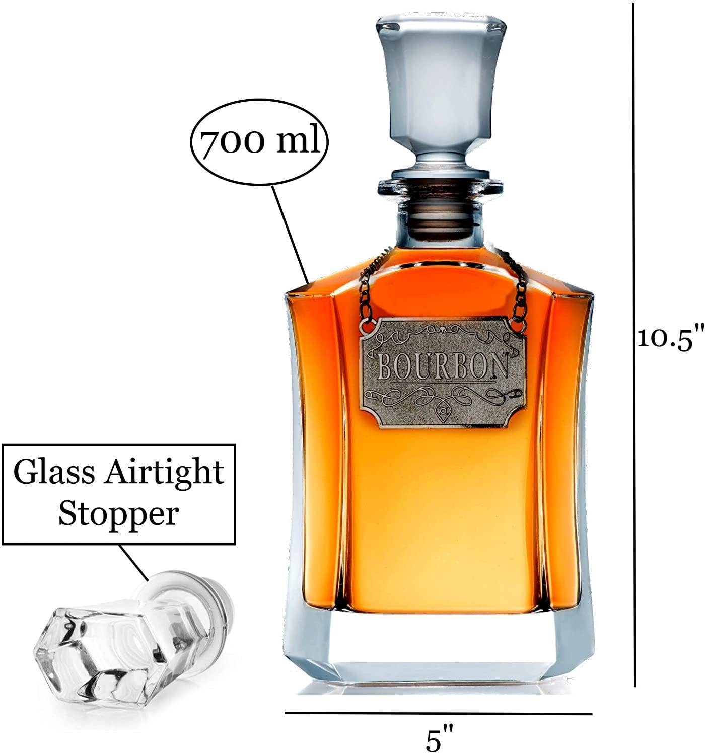 Bezrat – wholesale Decanter – Whiskey Decanter With Glass Airtight Stopper2
