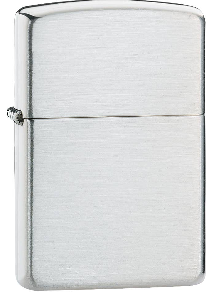 Zippo - ARMOR BRUSHED STERLING SILVER Genuine Lighter for wholesale by Zippo UK