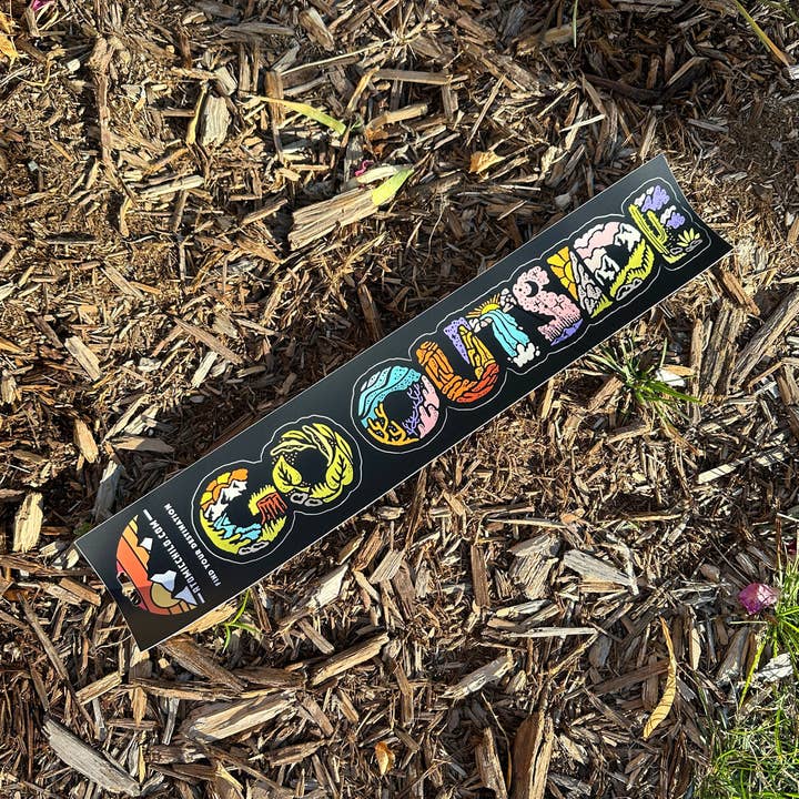 GO OUTSIDE Destination Sticker for wholesale by Atomicchild