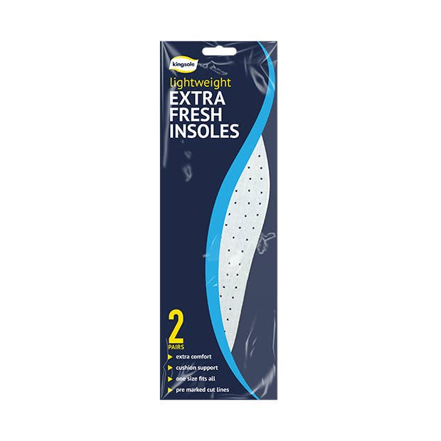 Extra Fresh Insoles - 2 Pairs for wholesale by LMT-UK
