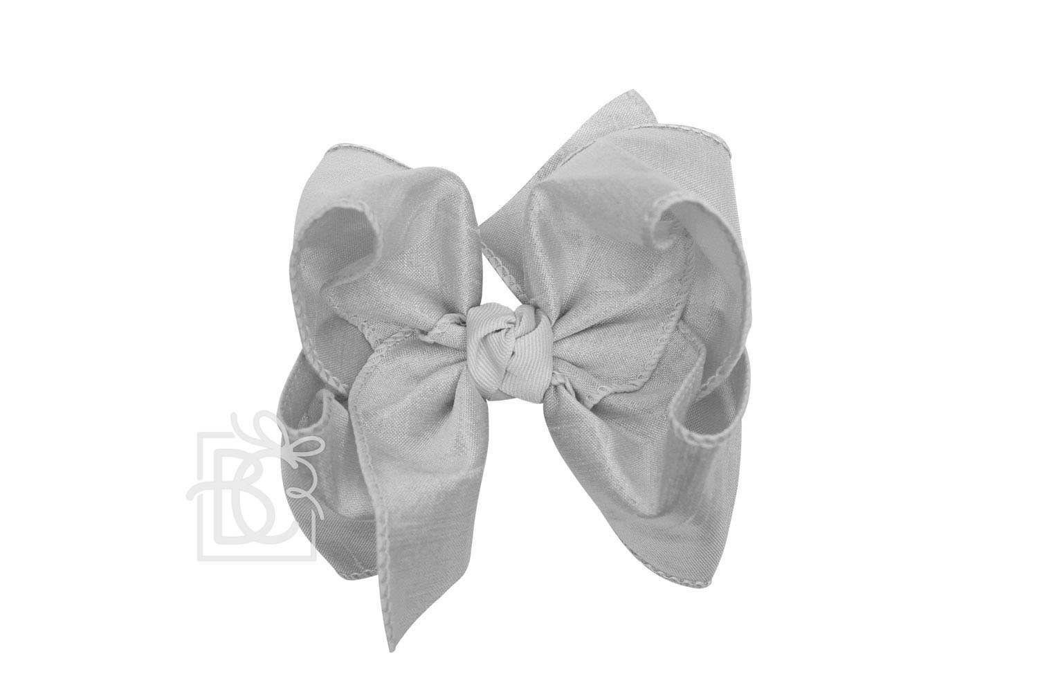 Beyond Creations, LLC - Wholesale Hair Bow - Kids - SILK BOW ON CLIP0