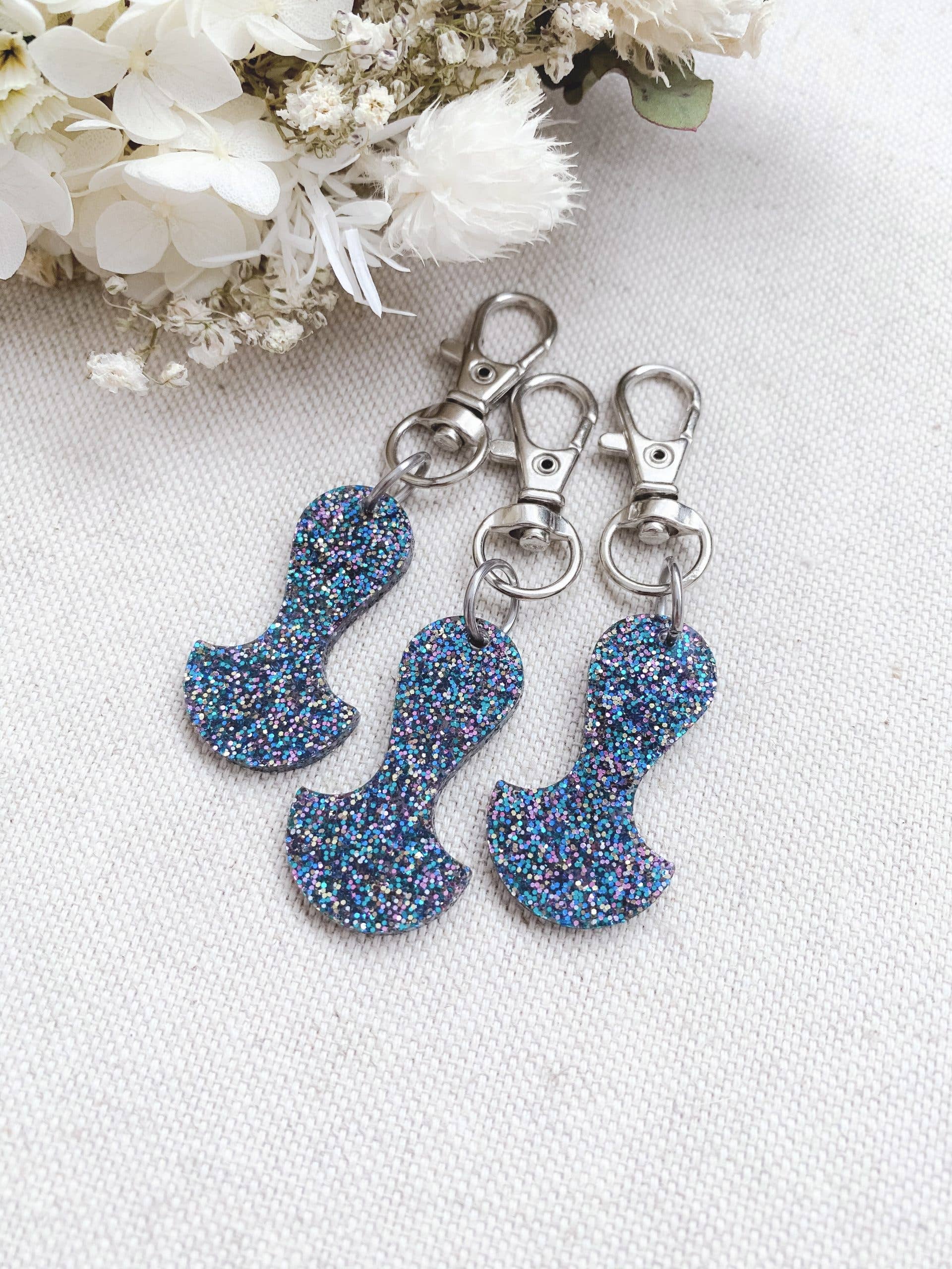 Chuckle & Wood - Wholesale Keychain – Women's - Trolley Tokens - Glitter35