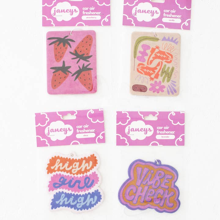 Janeys – wholesale Car Freshener - Women’s – Strawberry Car Air Freshener4