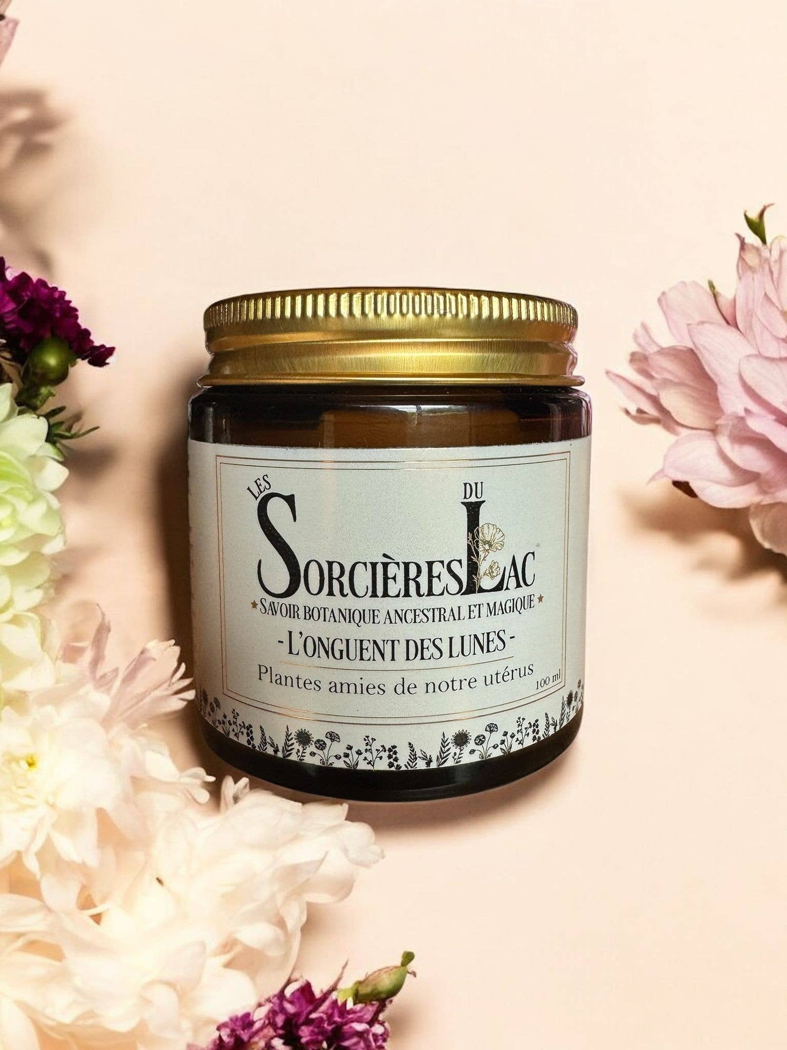 Les sorcières du lac - Wholesale Healing Salve/Balm/Cream - Moon Ointment - Plants Friendly to Our Uterus1