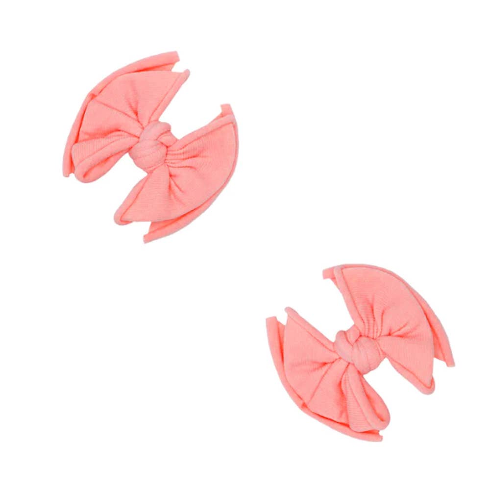 Baby Bling Bows - Venta al por mayor Lazo para el pelo - Niños - Pack de 2 pinzas Baby Bling® Baby FAB® para el pelo con forma de lazo de nailon suave22