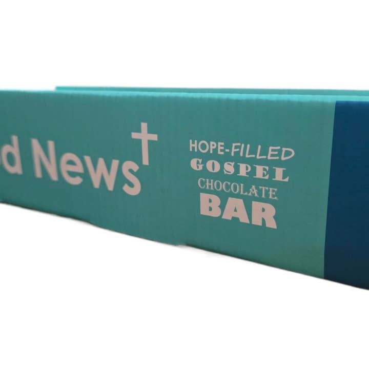 The Good News Chocolate – Engroshandel Chokoladebar – Den Gode Nyheders Evangelium Chokoladebar - 2 Kasser (100x barer)