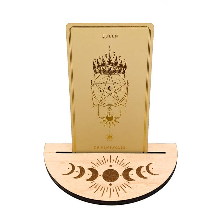 Ritual Pursuits - Wholesale Tarot Cards - Mystic Moon Phase Tarot Card Stand - Ready to Ship