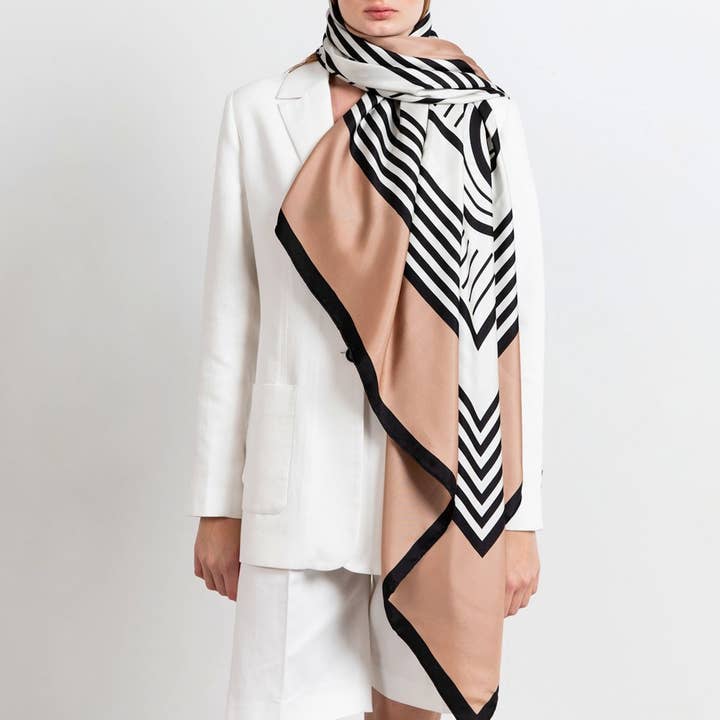 Sciarpa Signature de luxe per la vendita all'ingrosso da parte di Studio Heijne