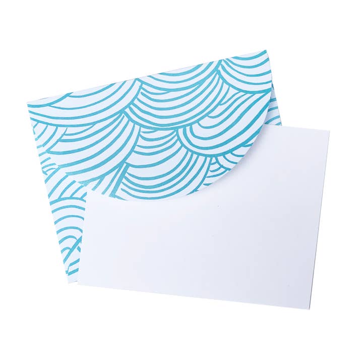 Waves Patterned Envelope Note Set for wholesale by The Social Type