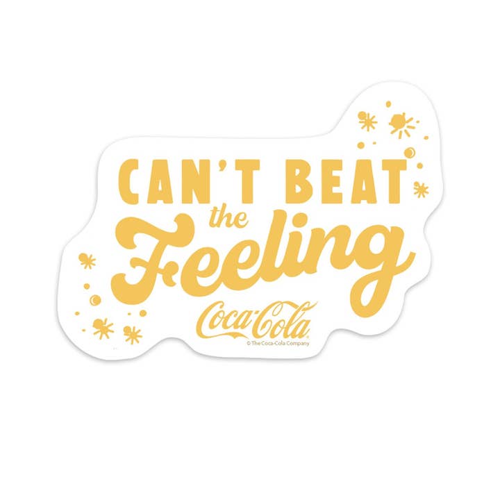 Coca-Cola Cant Beat the Feeling Mini Sticker 20 ct for wholesale by RetroPlanet