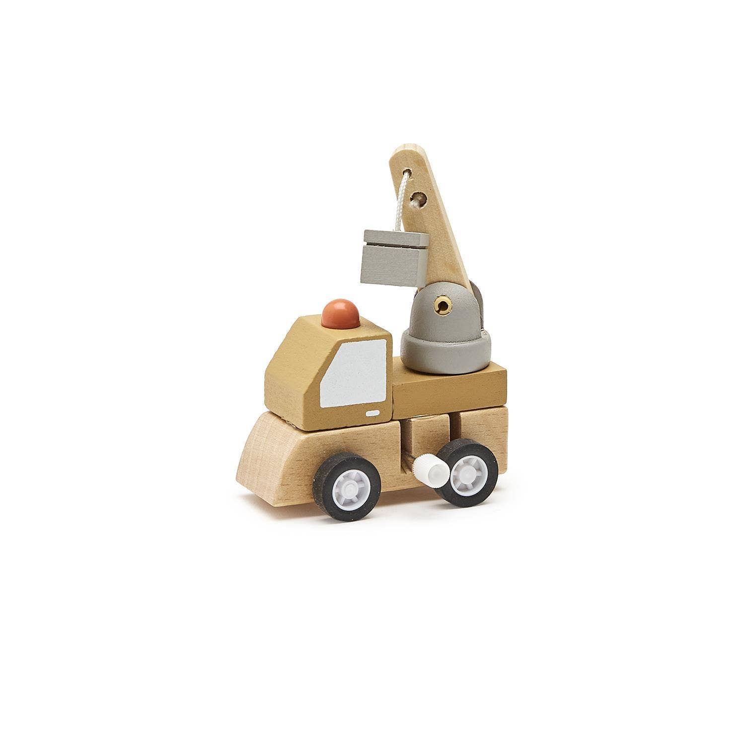 Cupcakes & Cartwheels by Two's Company - Wholesale Wood Toy - Kids - Construction Vehicle Wooden Wind-Up Truck Asst 4 Designs1