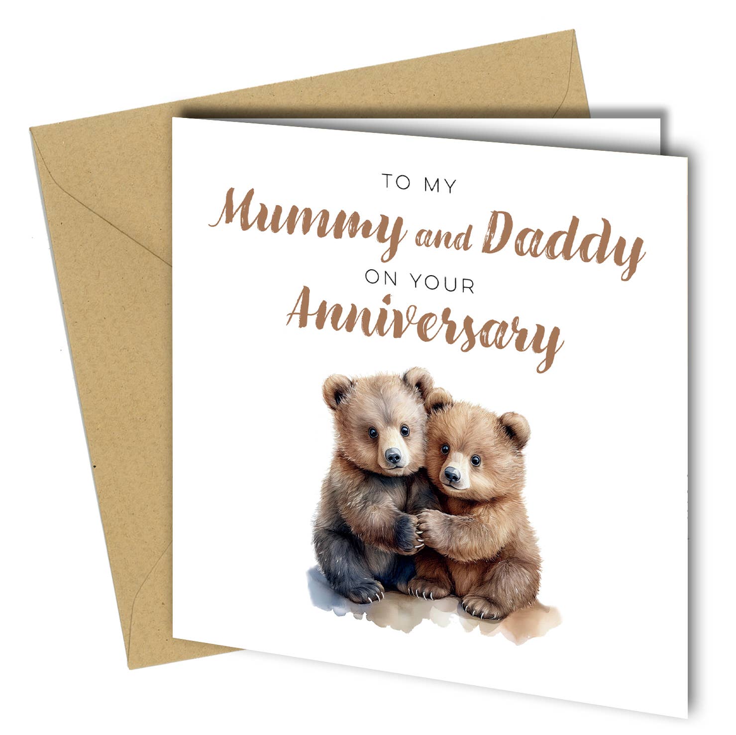 Close to the Bone Greeting Cards and Gifts – wholesale Anniversary card – #1751 Mummy And Daddy Anniversary Card0