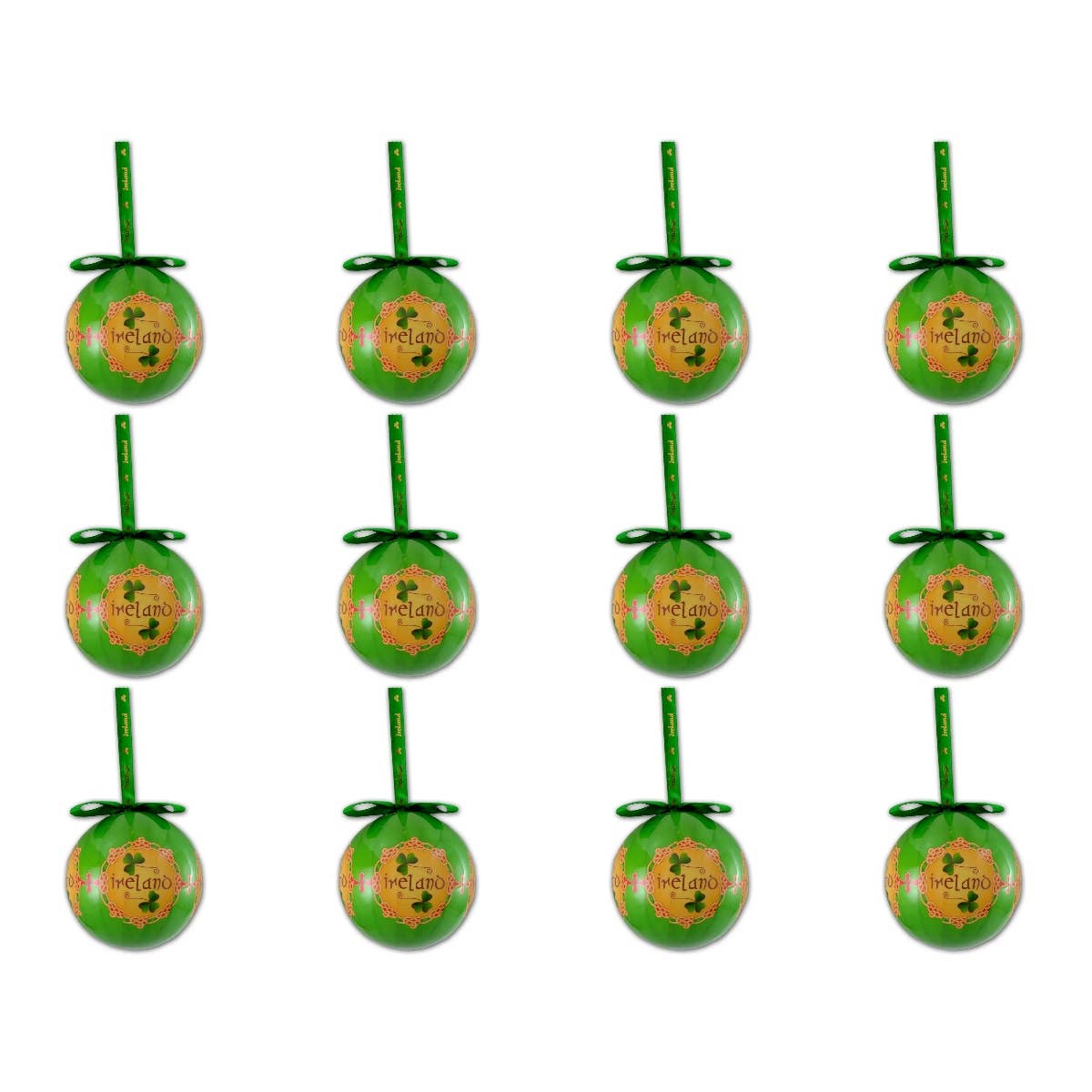 Dublin Gift Company – Engroshandel Pynt – Shamrock Designed Ireland Bauble7