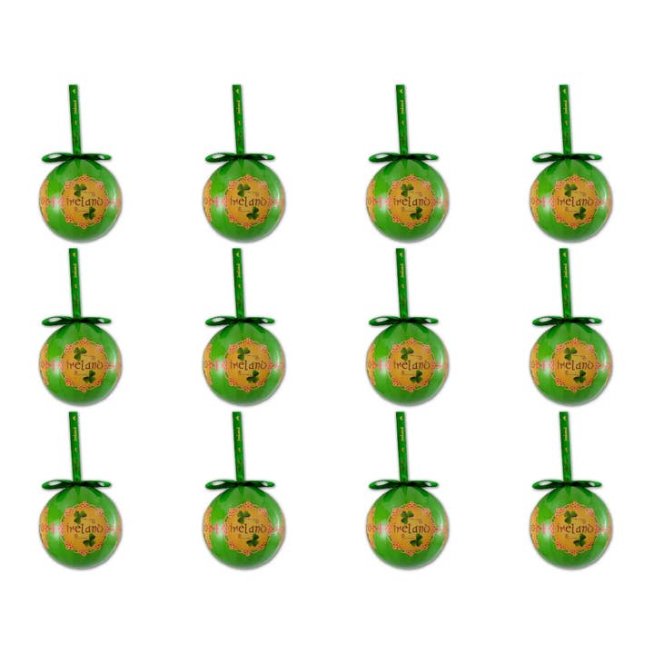 Dublin Gift Company – wholesale Prydnad – Shamrock Designed Ireland Bauble7