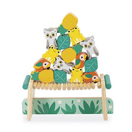 Tropik | Jeu d'équilibre | 15 pièces en bois | 2 ans et plus pour la vente par Janod