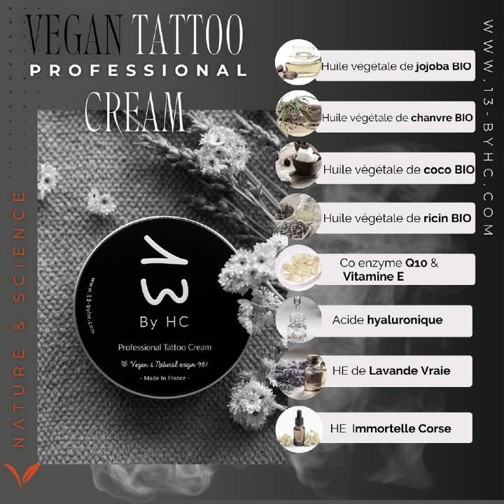 13 By HC - Wholesale Tattoo Ointment/Care - Natural Aftercare for Tattoo 13 By HC - 10ml5