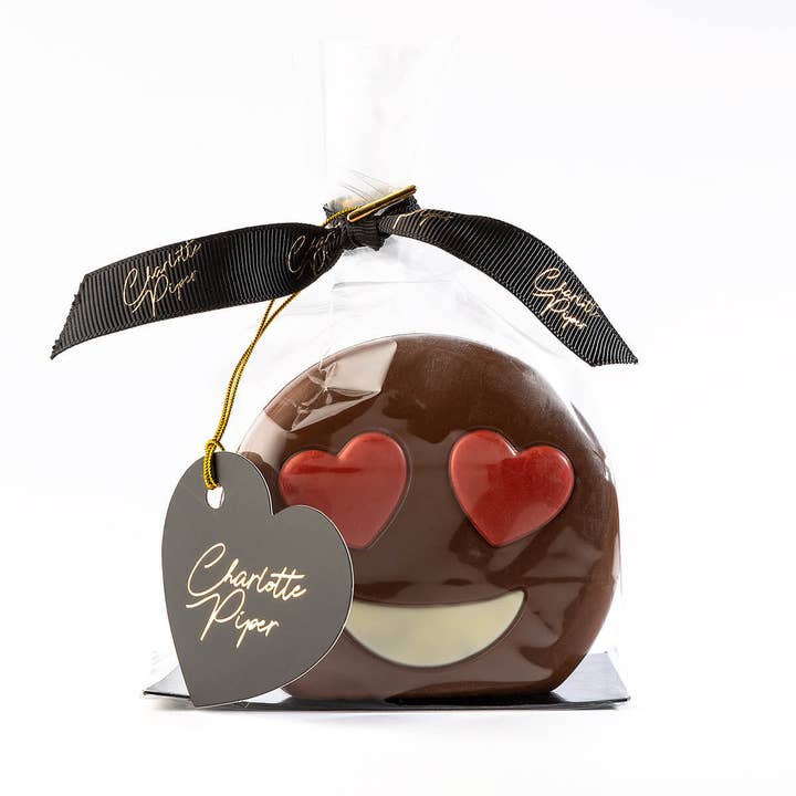 Charlotte Piper - Wholesale Chocolate - Heart Eyes 50g Chocolate Emoji(12)