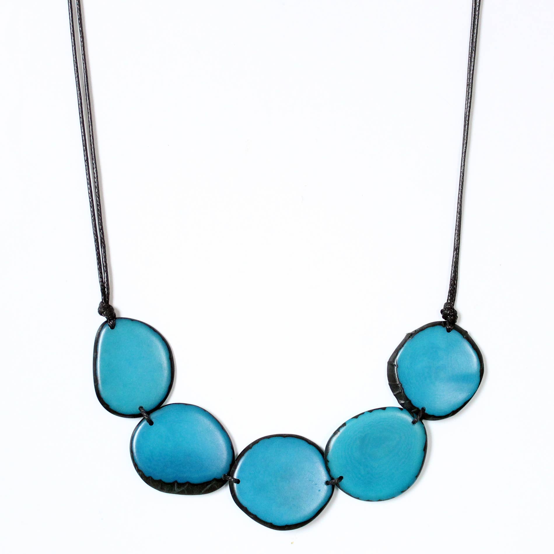 Muichic Natural Jewelry – Großhandel Perlenkette – Chips Tagua Halskette, handgefertigt, Fairtrade, leicht3