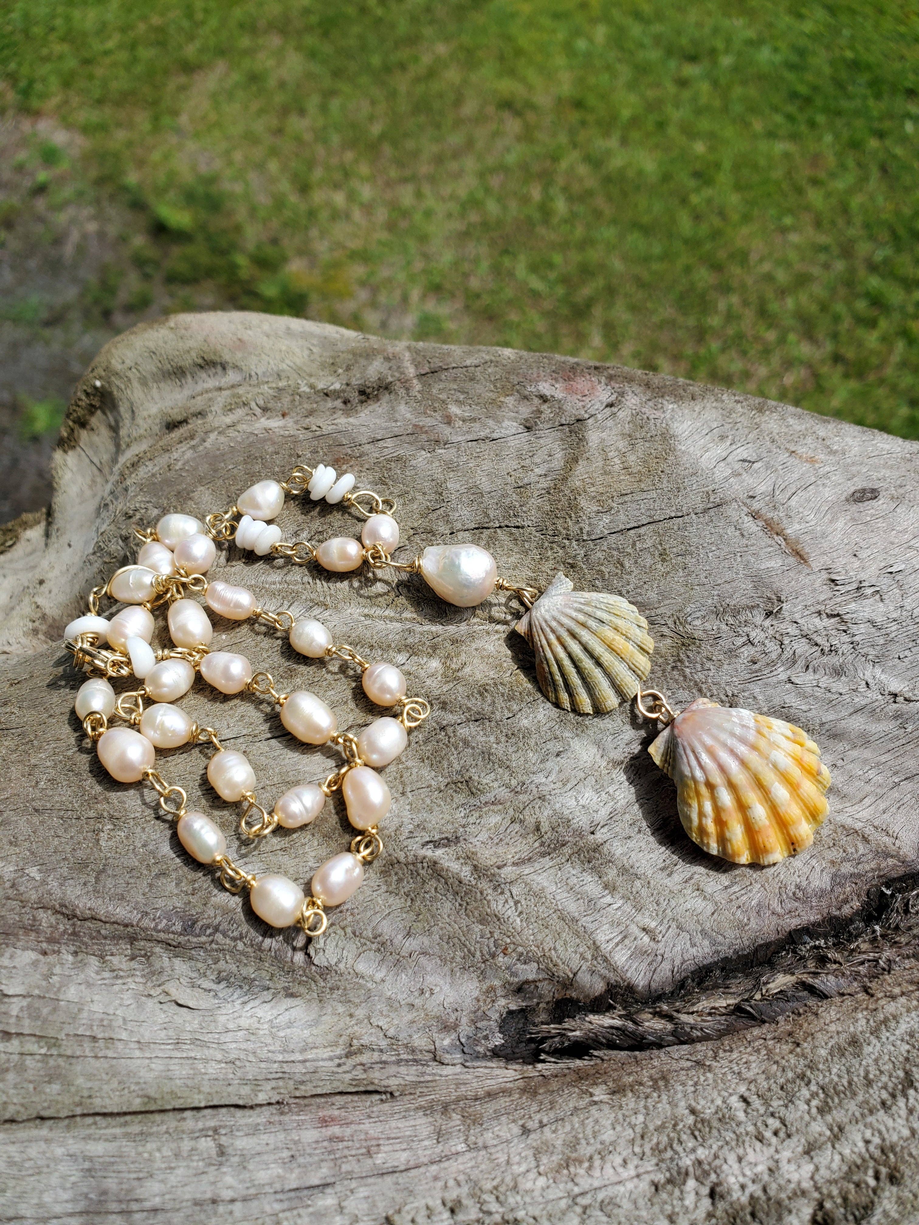 Sassy Wahine Designs - Wholesale Pendant/Charm Necklace - Sunrise & Fresh Water Pearls2