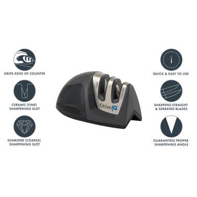 Smiths - Wholesale Knife Sharpener - Deluxe Diamond Edge Grip Sharpener
