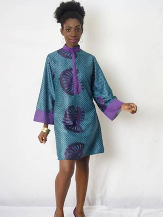 Mandarin-Kleid in A-Linie für den Großhandel von Cadling Fashions Ltd