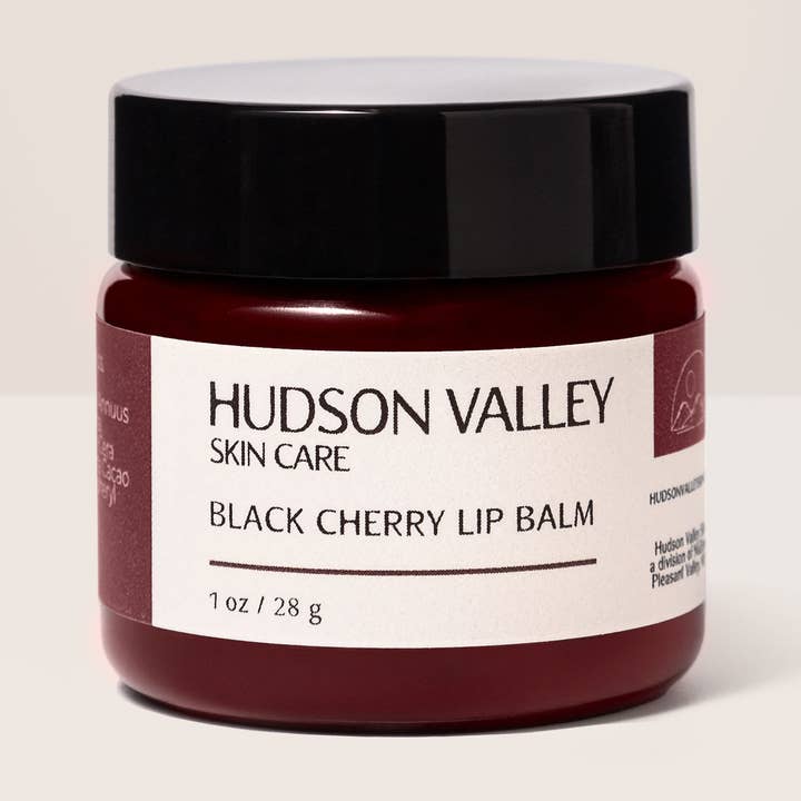 Black Cherry Lip Balm for wholesale by Hudson Valley Skin Care
