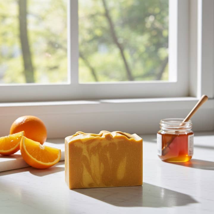 Mellow Suds - Wholesale Bar Soap - Orange Nectar Soap1