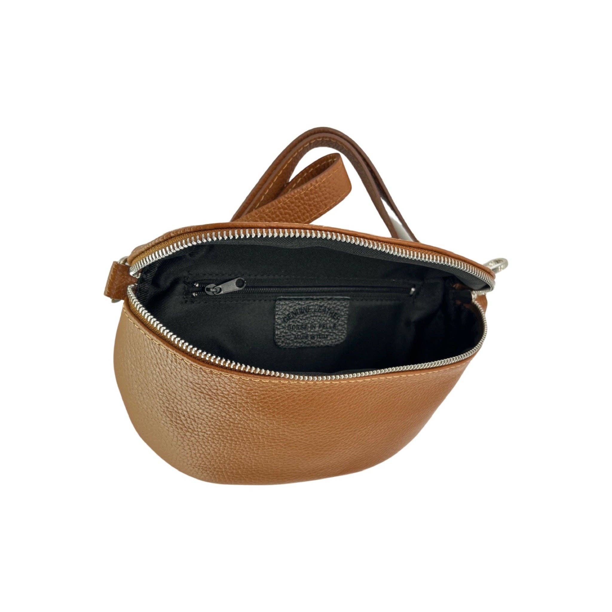 Louisa lee – wholesale Belt bag – Women’s – LINA SEED LEATHER BANANA BAG 25CM9