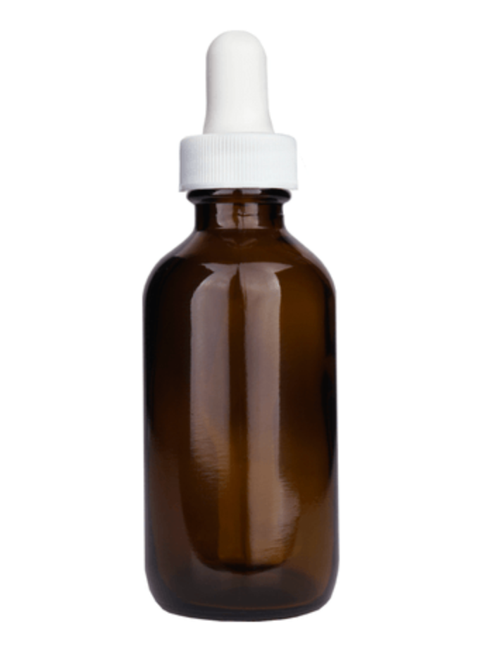 Best Bottles - Vente Supports pour huile essentielle - Bouteille ronde ambrée Boston - 60 ml (plusieurs couleurs de compte-gouttes)10