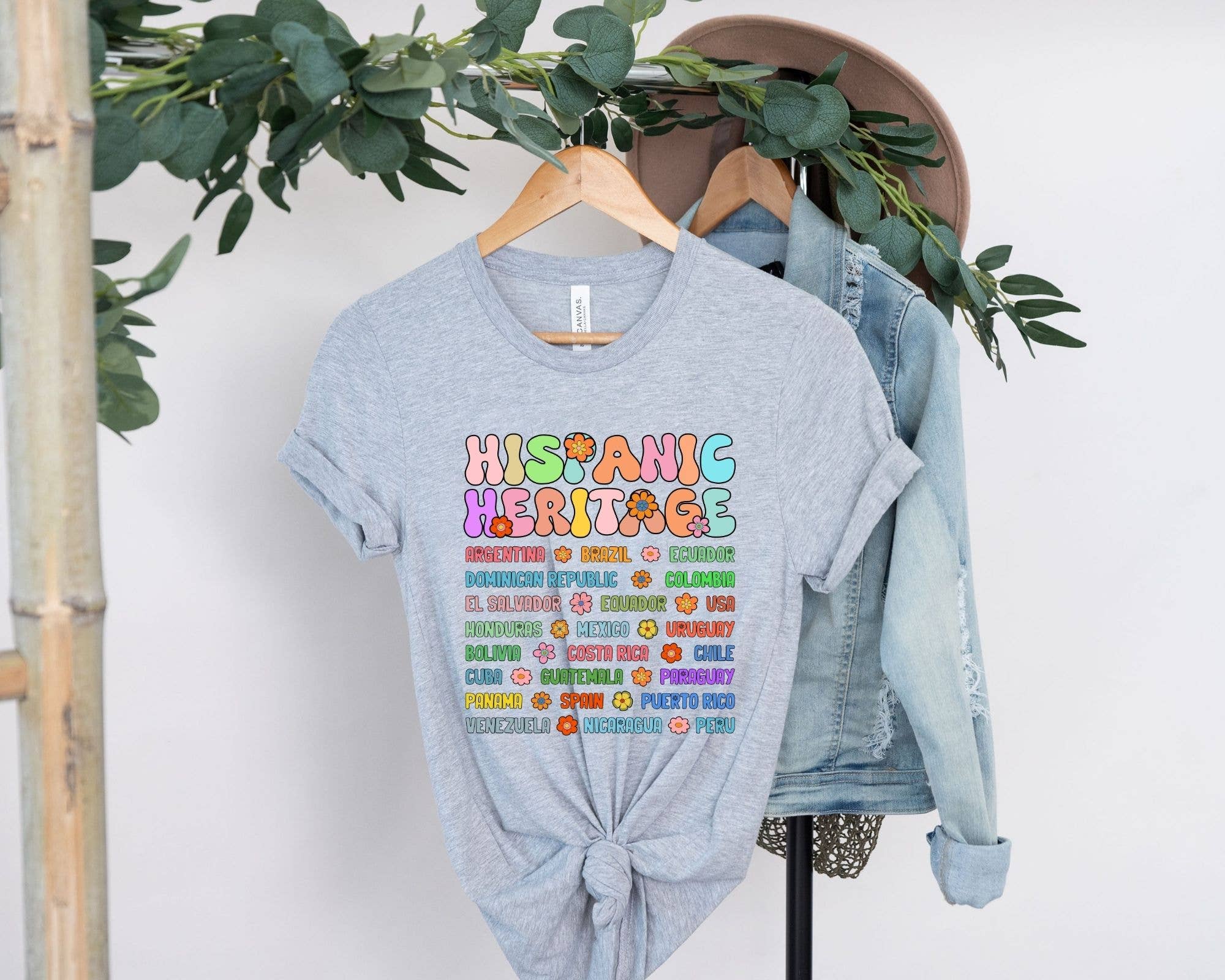 Vivtrek - Wholesale Screen Printed T-Shirt - Women's - Hispanic Heritage Country Latino Heritage Month Shirts3