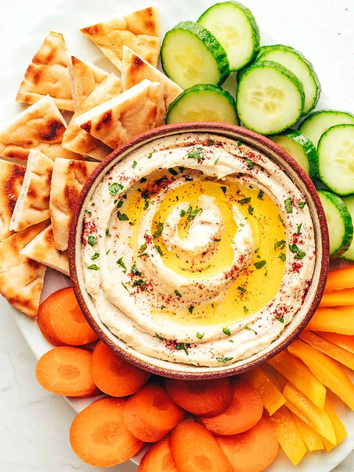 dip - garbanzo flour hummus for wholesale by Judy's Breadsticks / Lovesticks