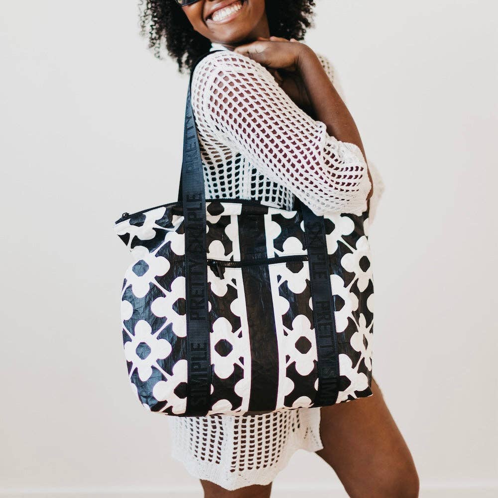 Pretty Simple - Wholesale Beach Bag - Medium Kona Cove Tyvek Splashproof Beach Zipper Tote Wholesale3