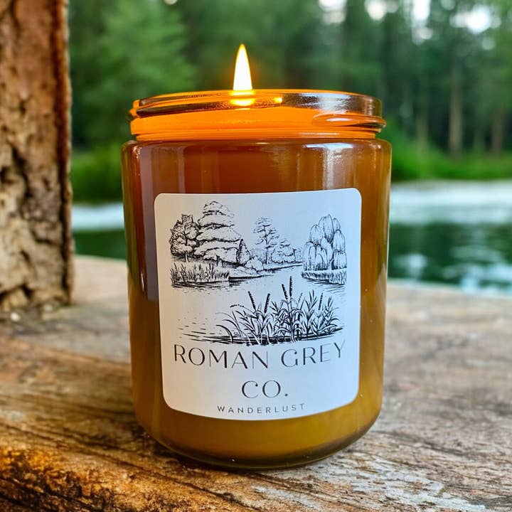 VELA DE SOJA WANDERLUST para venta al por mayor de Roman Grey Co.