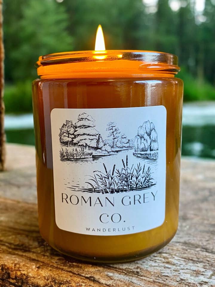 VELA DE SOJA WANDERLUST para venta al por mayor de Roman Grey Co.