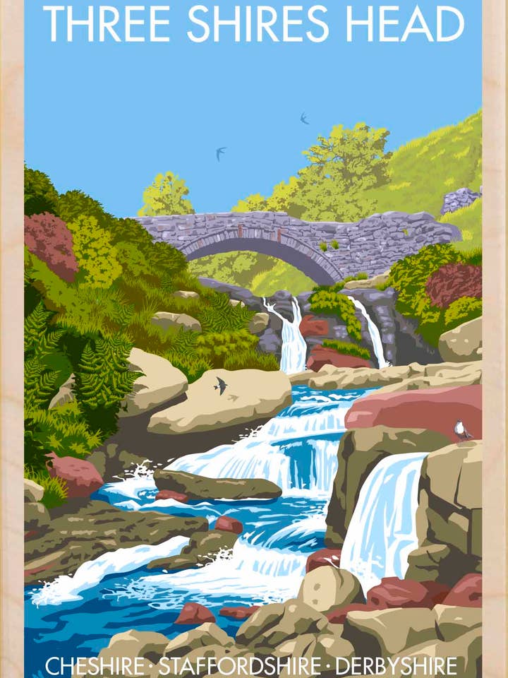 The Peak District - Eco-friendly cards & magnets for wholesale by THE WOODEN POSTCARD COMPANY