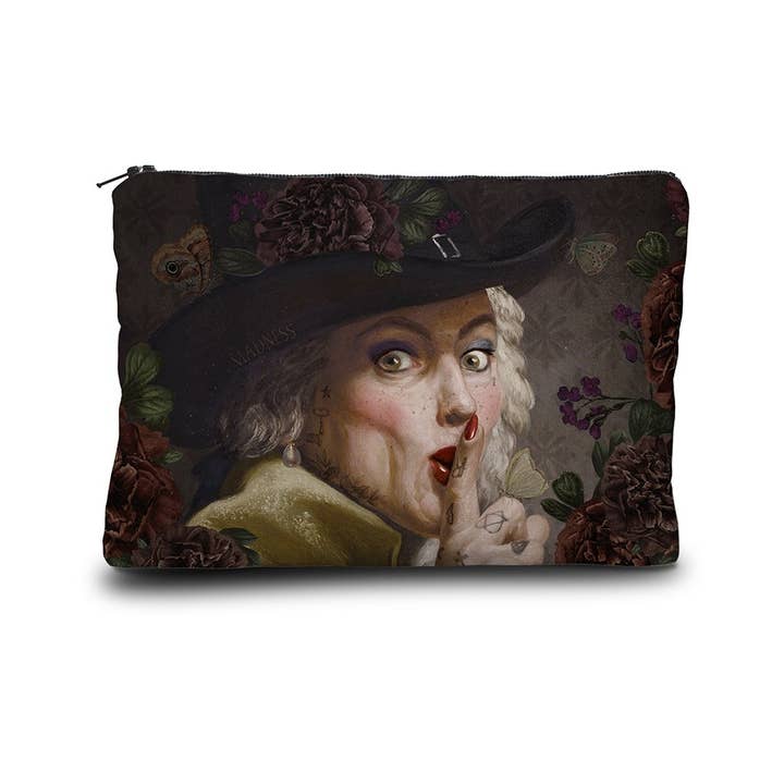 Carteira La Femme Clef 9,5 x 14 cm em lona de poliéster por atacado de Voglio Bene