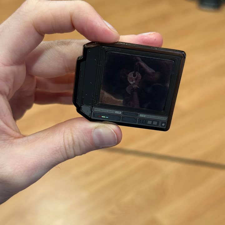 GoopyGoblins - Wholesale Lapel Pin/Button - 2.5" Lenticular Silence of the Lambs Lotion CRTV Enamel Pin5