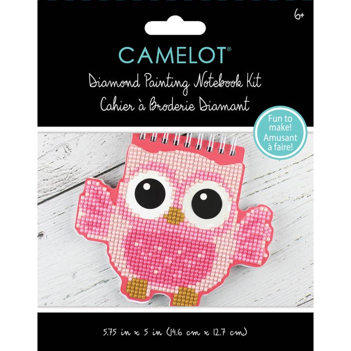 Multi Owl Diamond Painting Notebook Kit for wholesale on Faire