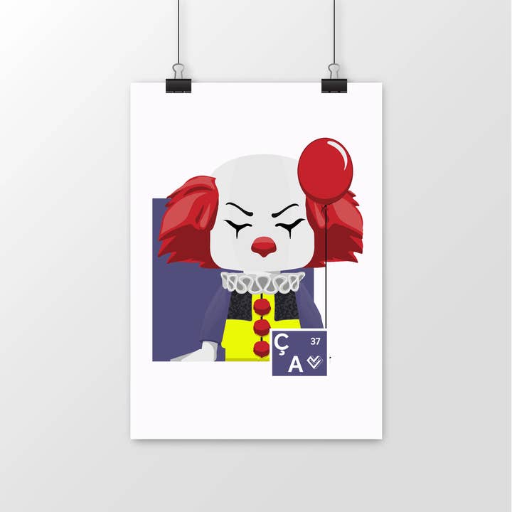 Affiche Collection #37 - Clown ça pour la vente par MINICRUSH